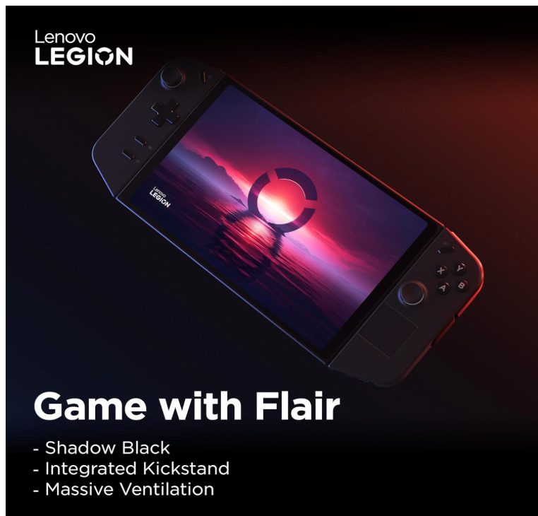 Lenovo Legion Go جهاز ألعاب محمول | Ryzen Z1 Extreme | 16GB | 512GB SSD | 2K Display